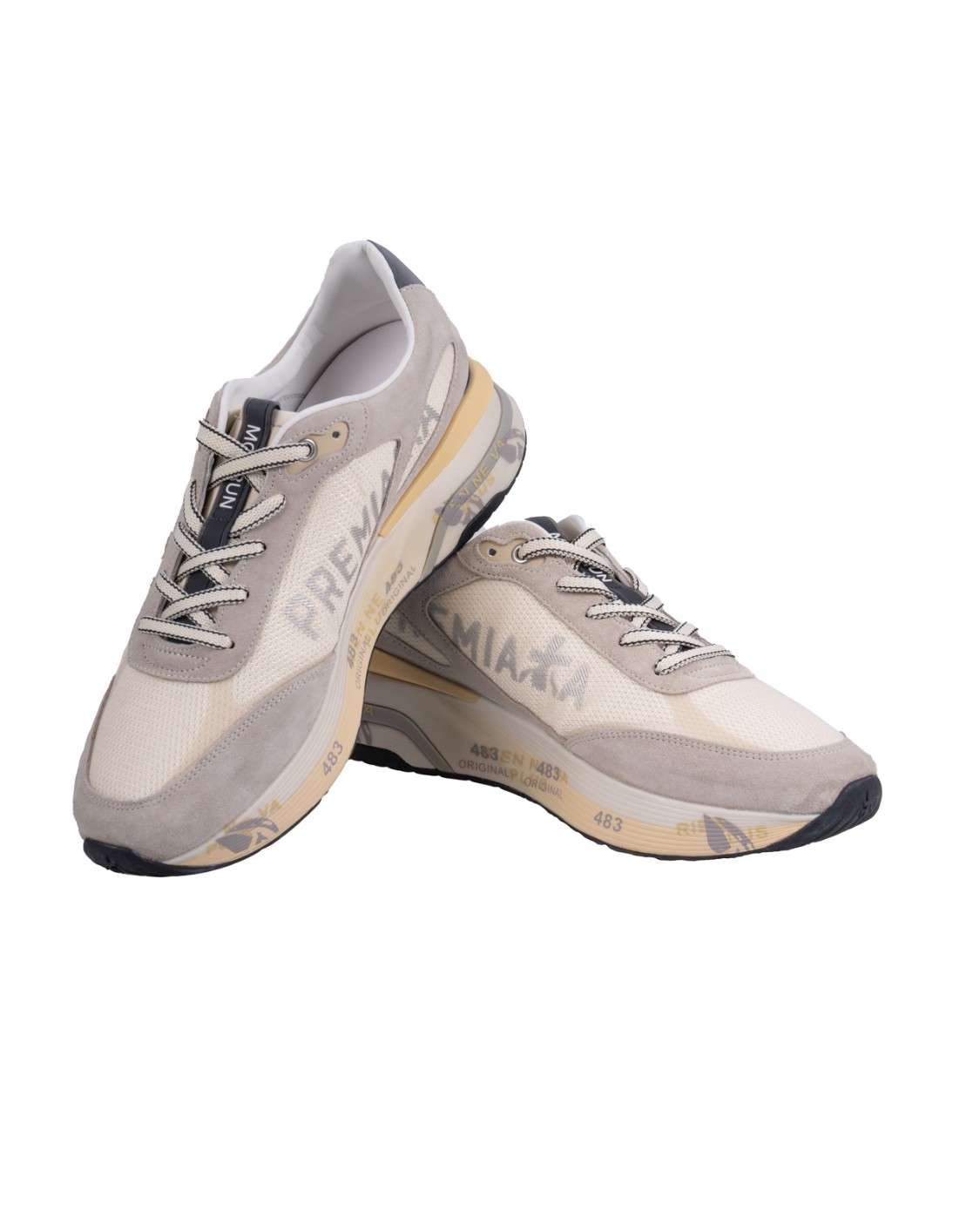 shop PREMIATA  Scarpe: Premiata Sneakers "Moerun 7298".
Logo all'esterno.
Scritta PREMIATA all'interno.
Nome modello sull'etichetta.
Altezza suola: 4,5 cm.
Composizione: SUOLA: 70% PEBAX 20% GOMMA 10% TPU PARTE SUPERIORE: 55% PA 10% PL 5% EA 5% PU 25% PELLE DI VITELLO FODERA: 86% PELLE DI CAPRA 14% PU.
Made in Vietnam.. MOERUN-7298 number 391425